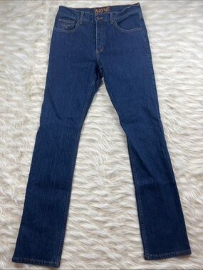 Kimes Jeans Wayne Western Jeans 34x36 Slim Bootcut Dark Wash